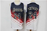 Lakers 24 Kobe Bryant White Independence Day Hardwood Classics Jersey,baseball caps,new era cap wholesale,wholesale hats